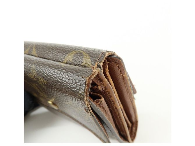 Louis Vuitton Monogram Canvas Compact Lote de 2 Carteras Cartera Larga Marrón - vista 8