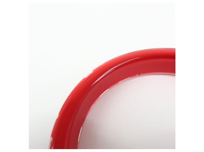 Louis Vuitton X Yayoi Kusama Dots Infinity Bracelet Red White M66684 - vista 11