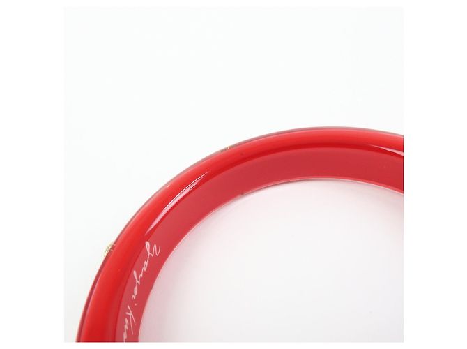 Louis Vuitton X Yayoi Kusama Dots Infinity Bracelet Red White M66684 - vista 12