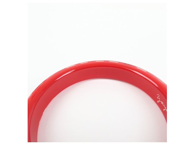 Louis Vuitton X Yayoi Kusama Dots Infinity Bracelet Red White M66684 - vista 8