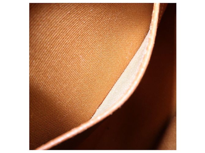 Céline Borsa a spalla e tracolla CELINE Macadam in pelle Ivory Brown - vista 22