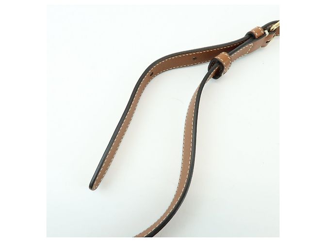 Céline Borsa a spalla e tracolla CELINE Macadam in pelle Ivory Brown - vista 7