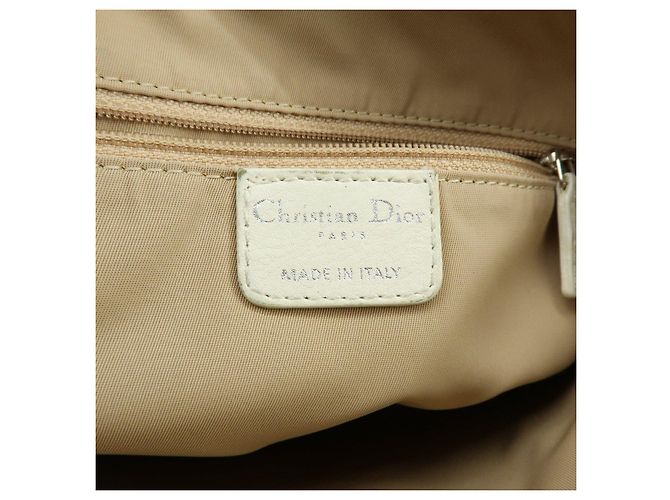 Borsa a tracolla Christian Dior Street Chic Trotter Canvas Leather Beige - vista 24