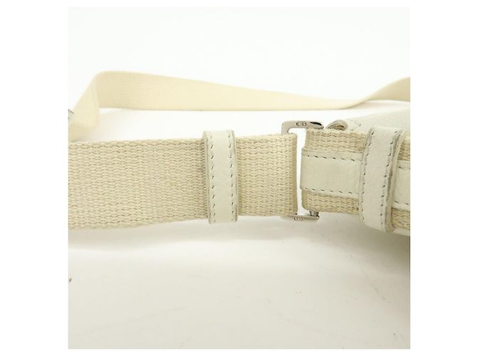 Borsa a tracolla Christian Dior Street Chic Trotter Canvas Leather Beige - vista 8