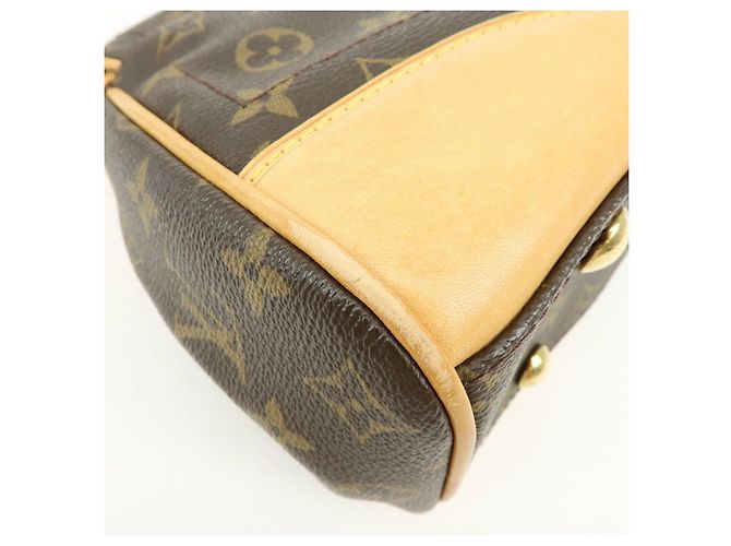 Borsa a Tracolla e a Mano Louis Vuitton Monogram Beverly MM Marrone M40121 - vista 12
