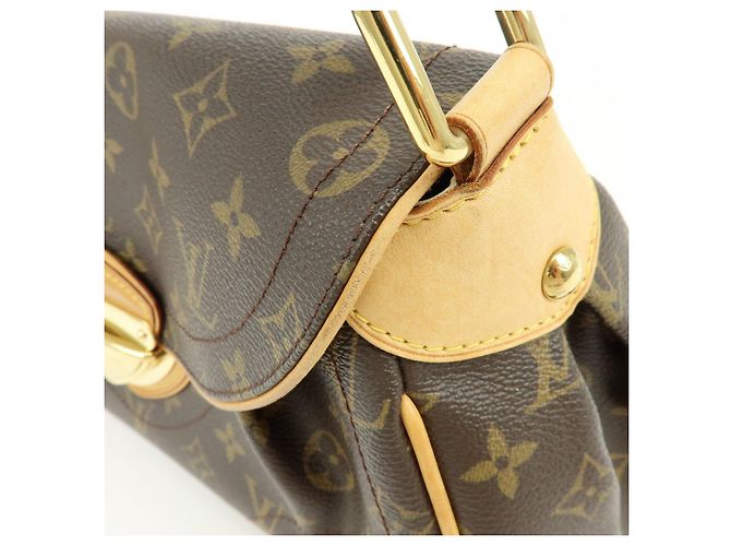 Borsa a Tracolla e a Mano Louis Vuitton Monogram Beverly MM Marrone M40121 - vista 15