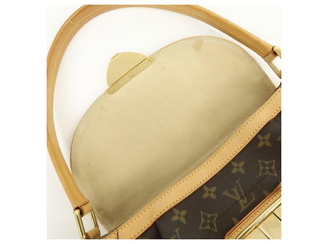 Borsa a Tracolla e a Mano Louis Vuitton Monogram Beverly MM Marrone M40121 - vista 19
