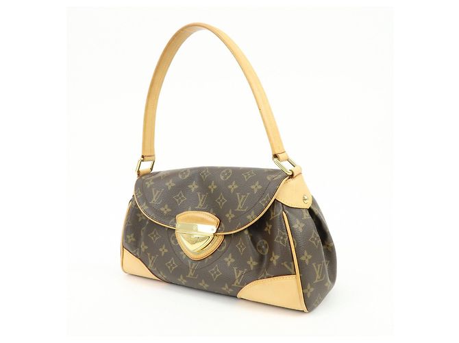Borsa a Tracolla e a Mano Louis Vuitton Monogram Beverly MM Marrone M40121 - vista 3
