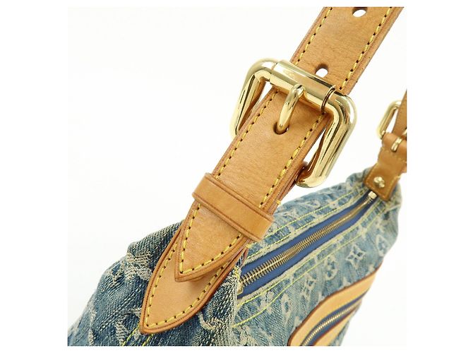 Louis Vuitton Monogram Denim Baggy PM Borsa 2Way Borsa a Tracolla M95049 - vista 10