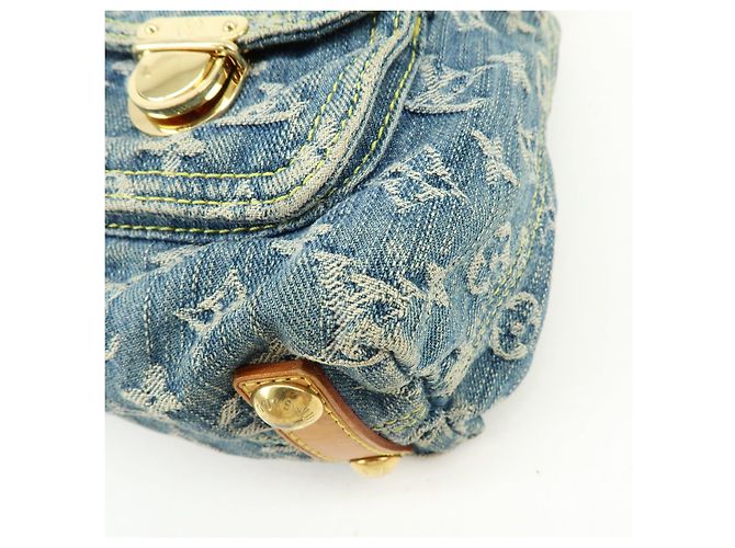 Louis Vuitton Monogram Denim Baggy PM Borsa 2Way Borsa a Tracolla M95049 - vista 12