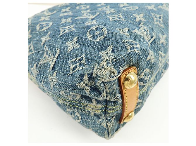 Louis Vuitton Monogram Denim Baggy PM Borsa 2Way Borsa a Tracolla M95049 - vista 13