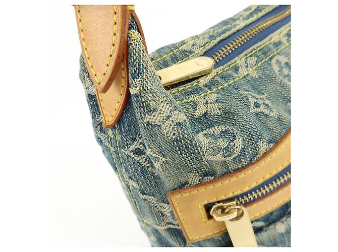 Louis Vuitton Monogram Denim Baggy PM Borsa 2Way Borsa a Tracolla M95049 - vista 16
