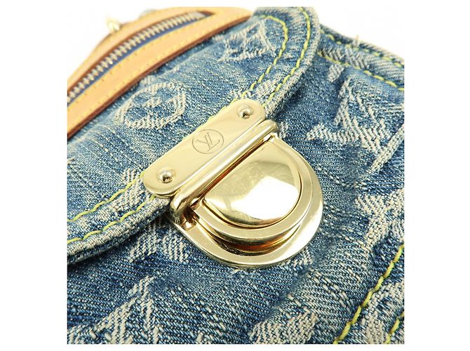 Louis Vuitton Monogram Denim Baggy PM Borsa 2Way Borsa a Tracolla M95049 - vista 17