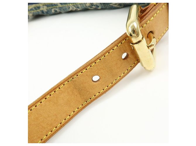 Louis Vuitton Monogram Denim Baggy PM Borsa 2Way Borsa a Tracolla M95049 - vista 9