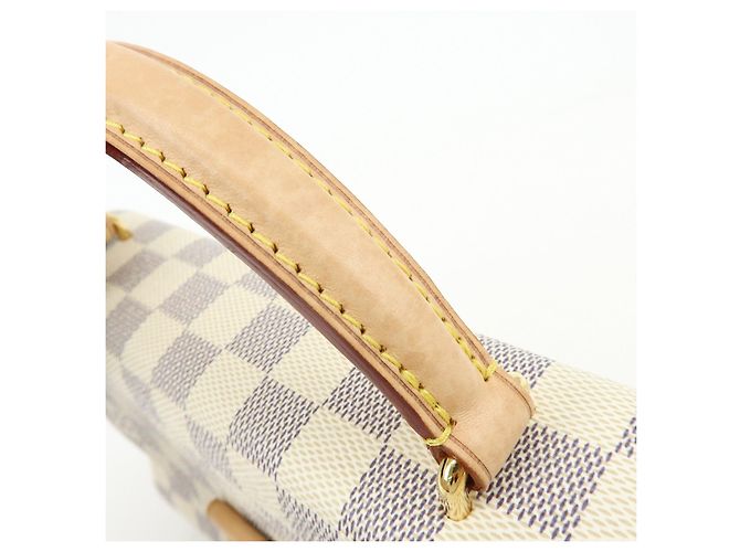 Louis Vuitton Damier Azur Croisette Canvas Leather 2Way Bag N41581 - vista 11