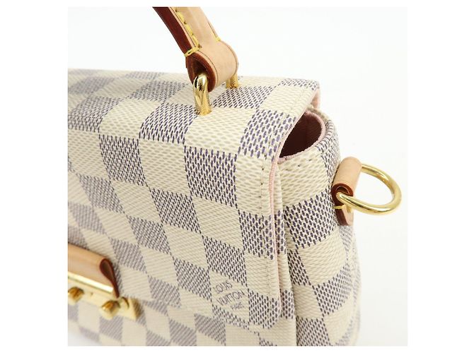 Louis Vuitton Damier Azur Croisette Canvas Leather 2Way Bag N41581 - vista 15