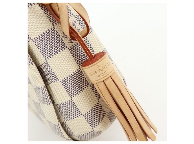 Louis Vuitton Damier Azur Croisette Canvas Leather 2Way Bag N41581 - vista 16