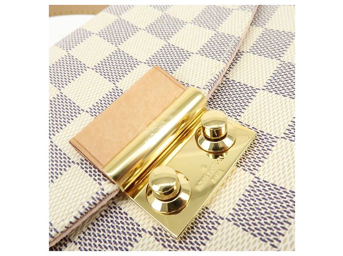 Louis Vuitton Damier Azur Croisette Canvas Leather 2Way Bag N41581 - vista 17