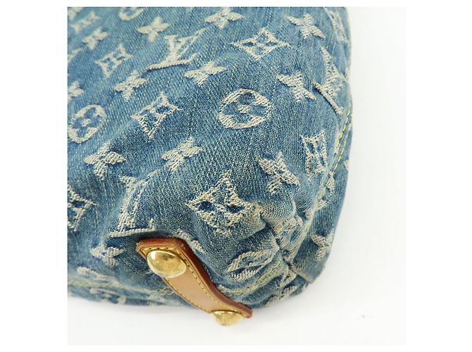 Louis Vuitton Monogram Denim Baggy GM Shoulder Bag Blue M95048 - vista 12