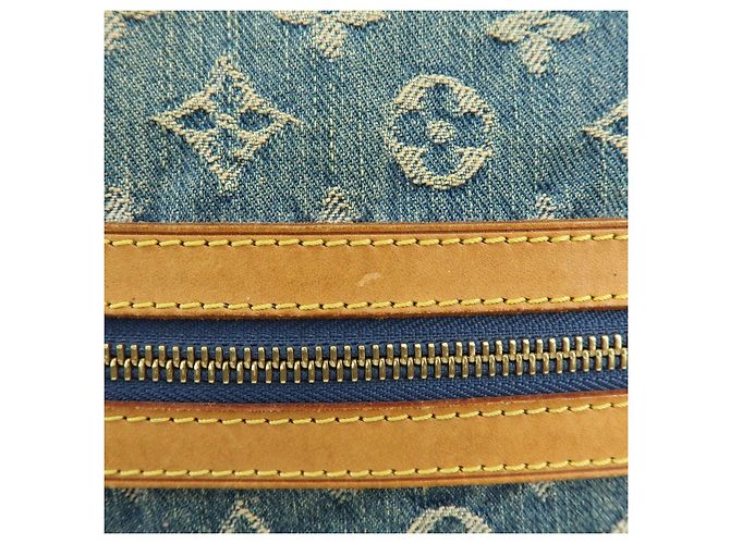 Louis Vuitton Monogram Denim Baggy GM Shoulder Bag Blue M95048 - vista 16