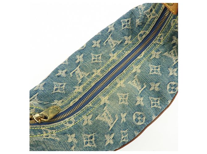 Louis Vuitton Monogram Denim Baggy GM Shoulder Bag Blue M95048 - vista 18