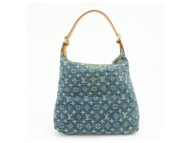 Louis Vuitton Monogram Denim Baggy GM Shoulder Bag Blue M95048 - vista 2