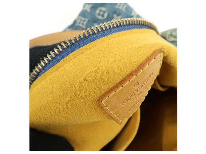 Louis Vuitton Monogram Denim Baggy GM Shoulder Bag Blue M95048 - vista 20