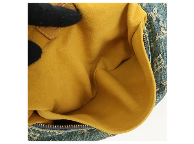 Louis Vuitton Monogram Denim Baggy GM Shoulder Bag Blue M95048 - vista 22