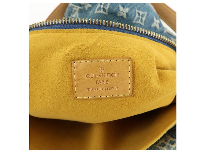 Louis Vuitton Monogram Denim Baggy GM Shoulder Bag Blue M95048 - vista 23