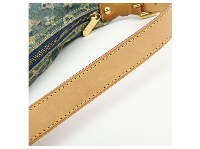 Louis Vuitton Monogram Denim Baggy GM Shoulder Bag Blue M95048 - vista 7