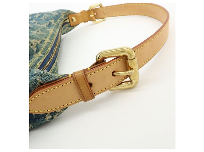 Louis Vuitton Monogram Denim Baggy GM Shoulder Bag Blue M95048 - vista 8