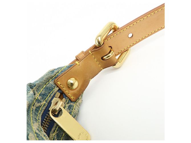 Louis Vuitton Monogram Denim Baggy GM Shoulder Bag Blue M95048 - vista 9