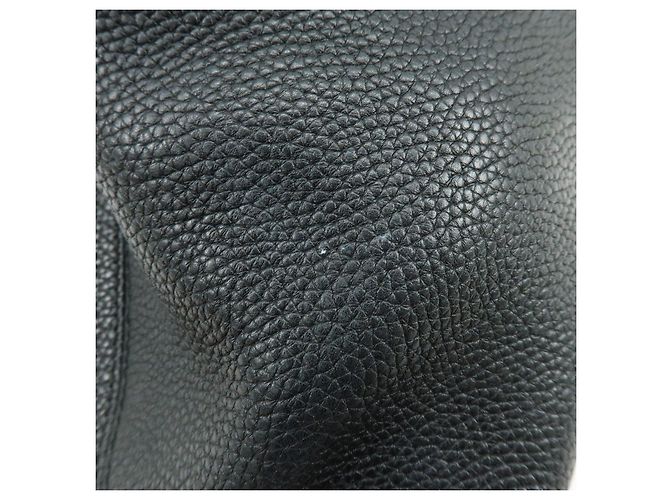 Borsa a tracolla in pelle con catena GUCCI SOHO Interlocking G Nero 536196 - vista 18