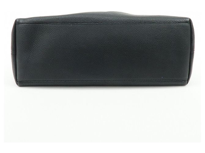 Borsa a tracolla in pelle con catena GUCCI SOHO Interlocking G Nero 536196 - vista 5