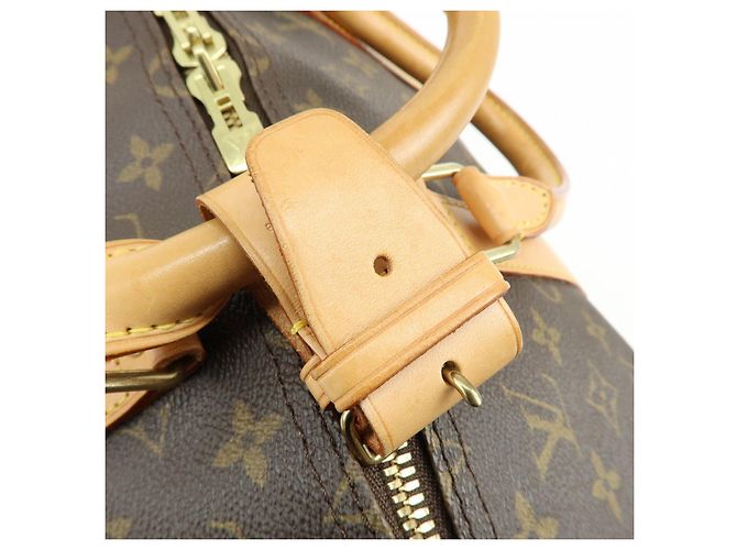 Louis Vuitton Monogram Keep All 50 Boston Bag Hand Bag Brown M41426 - vista 18