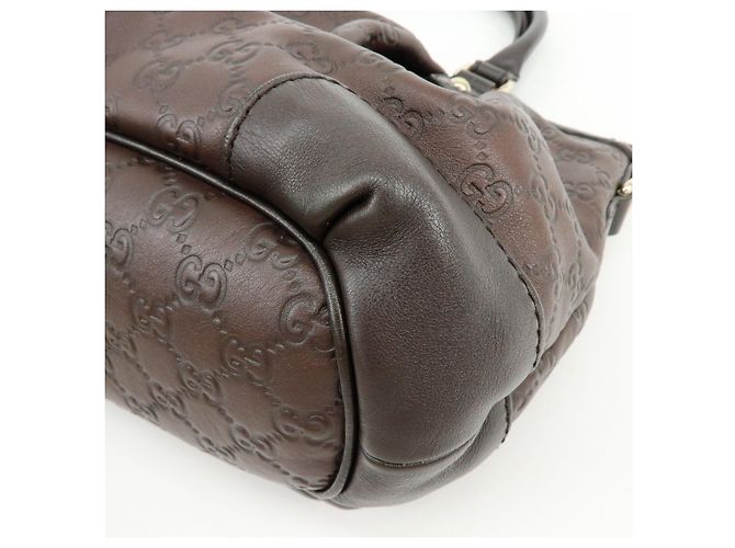 Borsa a tracolla 2Way GUCCI Sukey Interlocking G Guccissima in pelle 247902 - vista 10