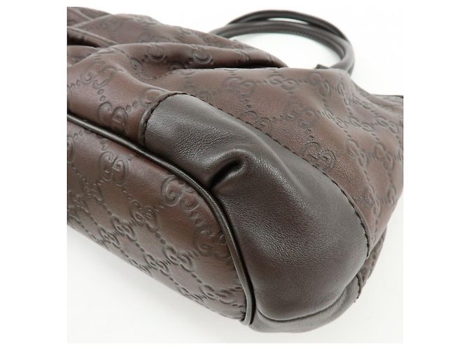 Borsa a tracolla 2Way GUCCI Sukey Interlocking G Guccissima in pelle 247902 - vista 12