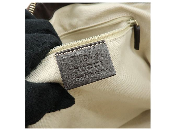 Borsa a tracolla 2Way GUCCI Sukey Interlocking G Guccissima in pelle 247902 - vista 19