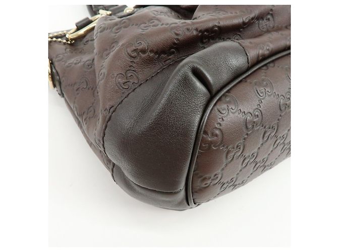 Borsa a tracolla 2Way GUCCI Sukey Interlocking G Guccissima in pelle 247902 - vista 9