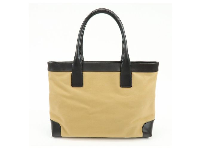 Borsa Tote e Borsa a Tracolla GUCCI Sherry Canvas Leather Brown Beige 002・1119 - vista 2