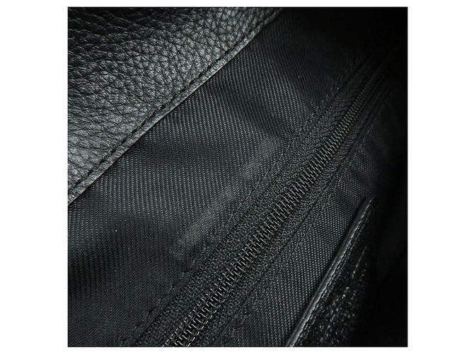 COACH Logo Leder-Rucksack mit Drehverschluss Schwarz - Ansicht 20