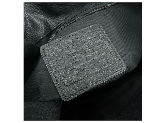 COACH Logo Leder-Rucksack mit Drehverschluss Schwarz - Ansicht 21