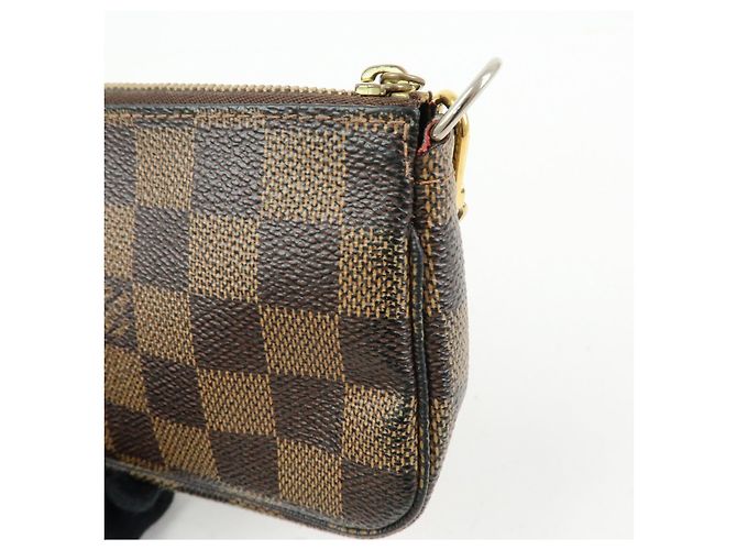 Louis Vuitton Damier T&B Mini Pochette Accessoires Pouch Brown N58011 - vista 18
