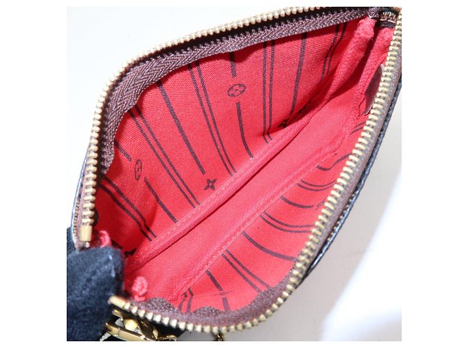 Louis Vuitton Damier T&B Mini Pochette Accessoires Pouch Brown N58011 - vista 22