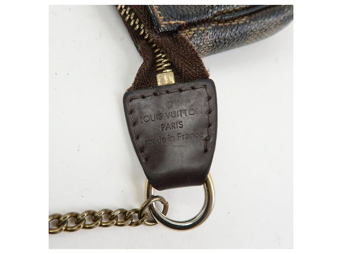 Louis Vuitton Damier T&B Mini Pochette Accessoires Pouch Brown N58011 - vista 23