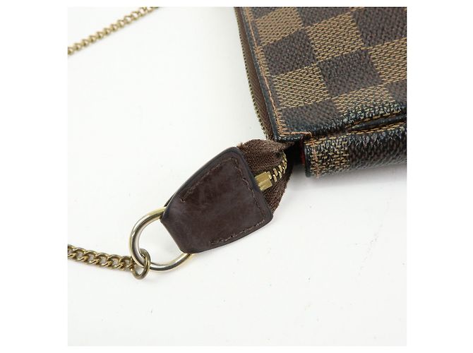 Louis Vuitton Damier T&B Mini Pochette Accessoires Pouch Brown N58011 - vista 9
