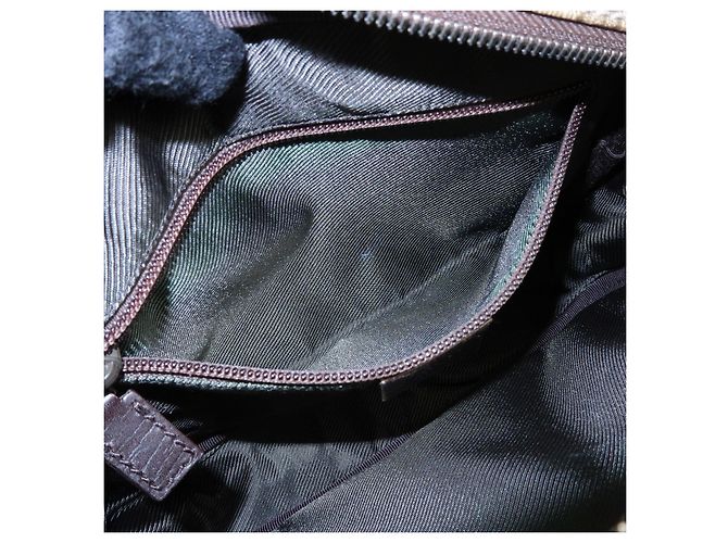 Borsa a tracolla e a spalla Gucci GG Canvas Leather Brown 114291 - vista 21