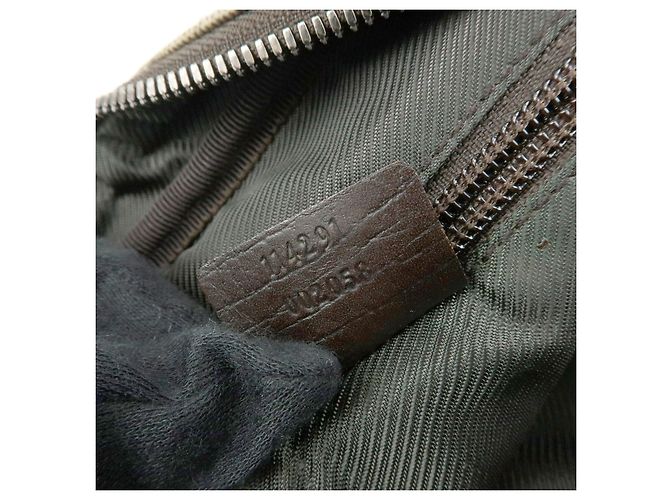 Borsa a tracolla e a spalla Gucci GG Canvas Leather Brown 114291 - vista 24