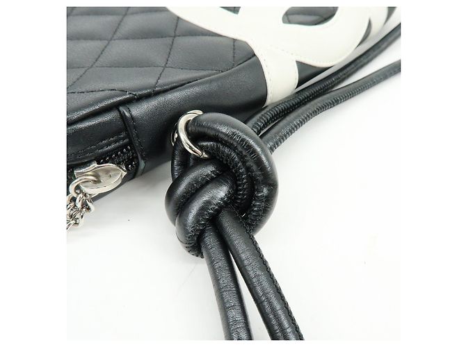 CHANEL Cambon Line Lambskin Medium Pochette Shoulder Bag A25178 - vista 10
