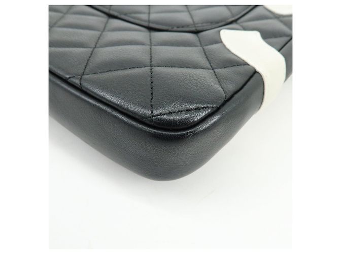 CHANEL Cambon Line Lambskin Medium Pochette Shoulder Bag A25178 - vista 14